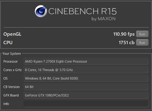 LITTLEGEAR a340PA1 CINEBENCH GPU