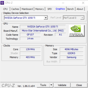 Legion c530 CPUZ GPU