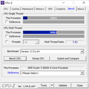 DAIV A5,CPU,Ryzen 5 5600X,比較,性能,レビュー,ベンチマーク
